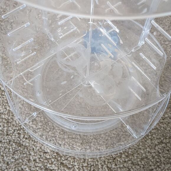 Rotating 360 degree clear adjustable Cosmetic Organizer - Picture 4 of 6